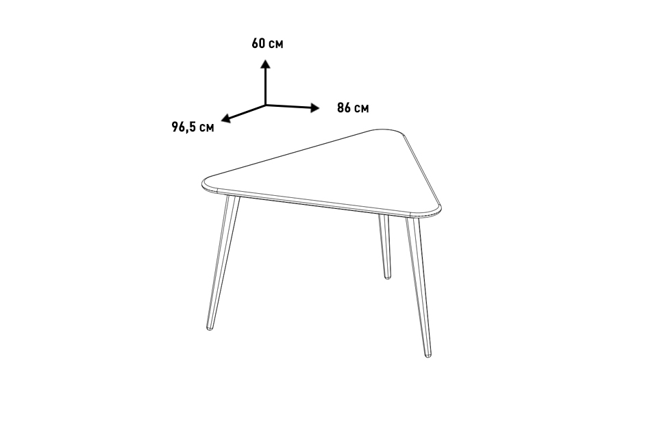 Распродажа - изображение №4 "Стол журнальный Анри Урбан"  на www.Angstrem-mebel.ru