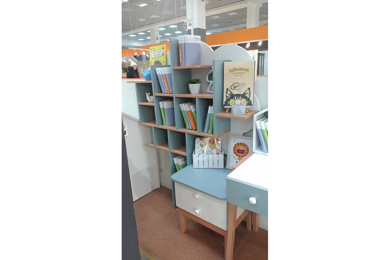 Распродажа - изображение №3 "Стеллаж-дерево Бамбини (выставочный образец)"  на www.Angstrem-mebel.ru