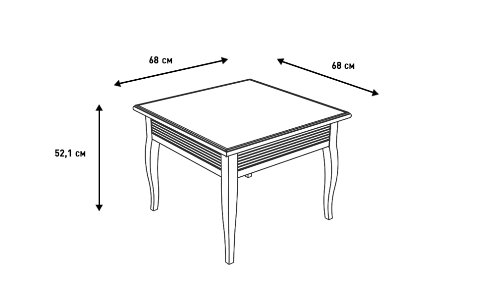 Распродажа - изображение №3 "Журнальный стол Изотта (выставочный образец)"  на www.Angstrem-mebel.ru